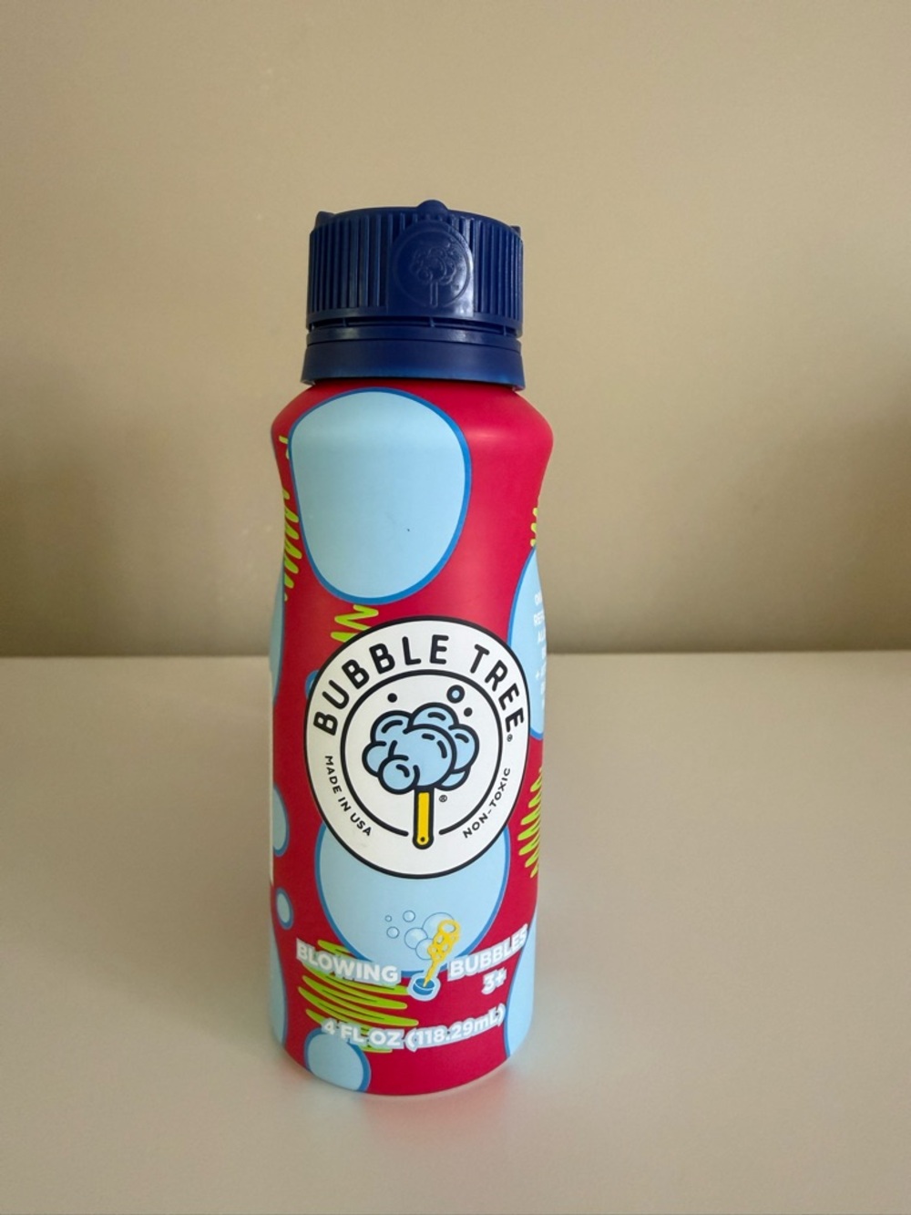 Bubble Tree Bubble Solution Bottle - Pink & Blue
